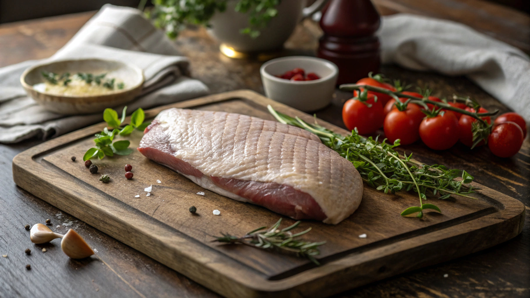 Eendenborst canard per 2