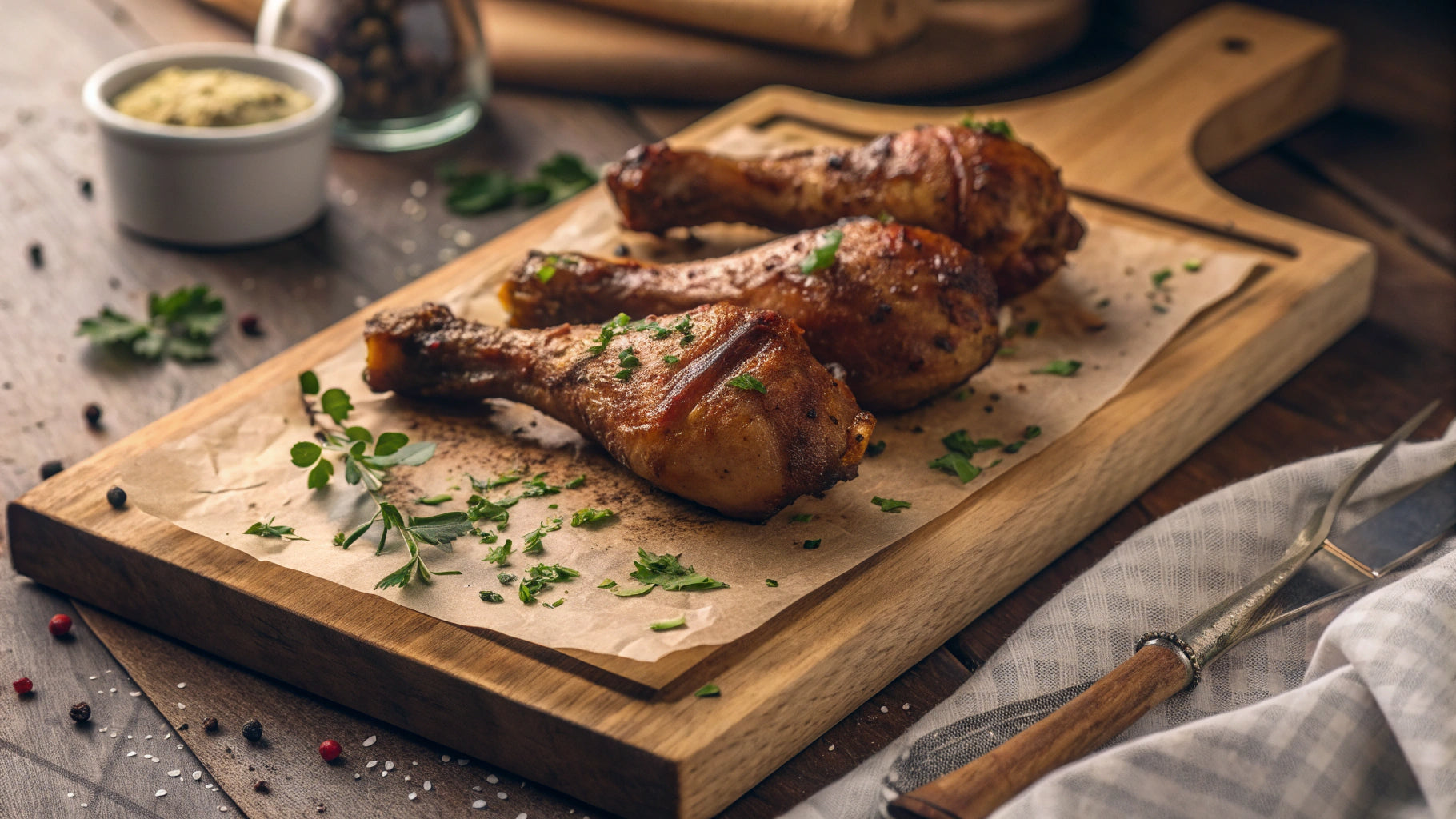 drumsticks gebraden